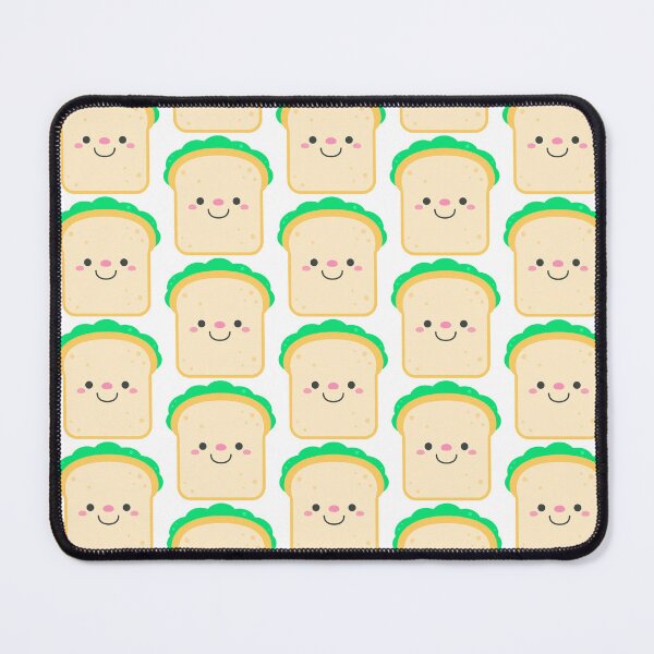 Item preview, Cute Sandwich Character with Smiling Face for Breakfast Menu and Picnic Party designed and sold by nuchz.