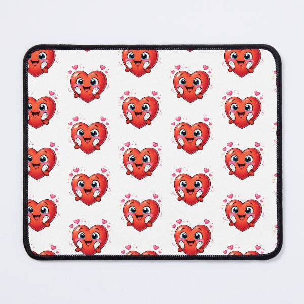 Item preview, Silly cartoon heart character blushing designed and sold by PriyankaSonara.