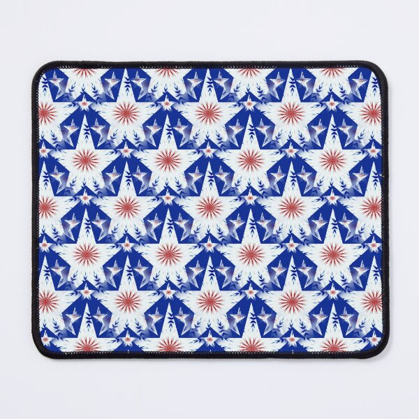 Item preview, Red White and Blue Star Burst Pattern designed and sold by kristalcurt.