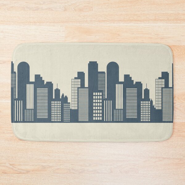 Item preview, Modern City Skyline Seamless Pattern – Minimalist Silhouette designed and sold by Midnight Veil Designs.
