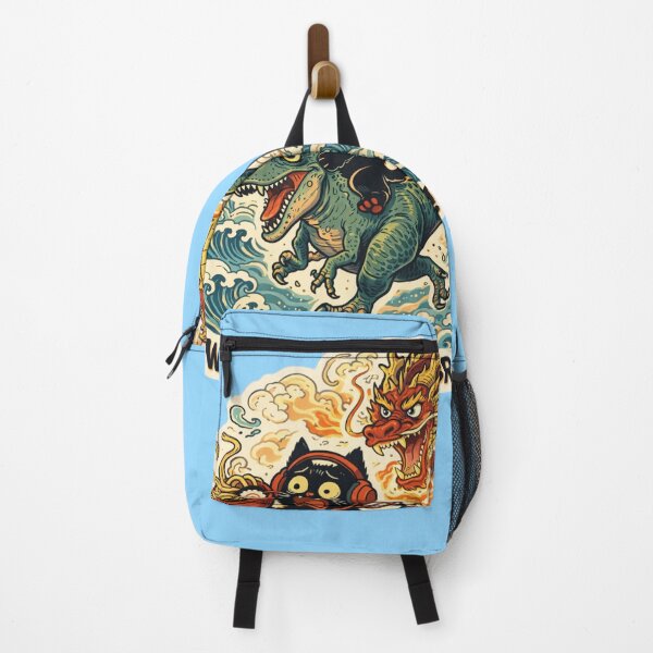 Item preview, Chaos Cat Wrong Order Funny Gaming Ramen Dragon Dinosaur designed and sold by ZenvyraLab.