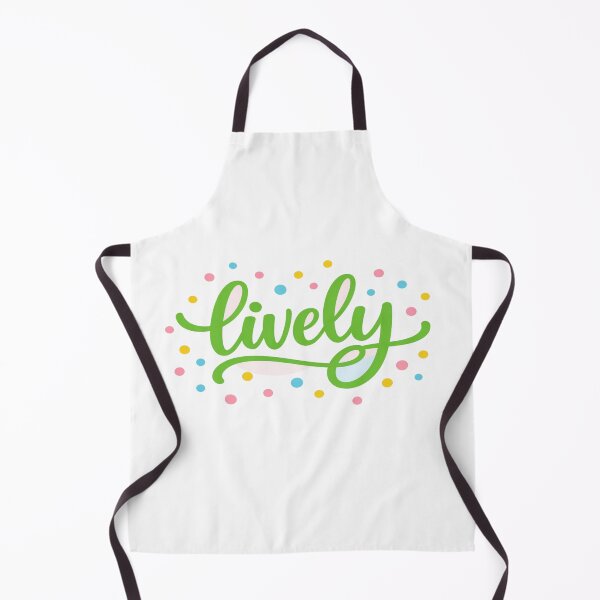 Item preview, “Lively” Pastel Cursive Typography – Colorful Playful Aesthetic for Positive Vibes & Cute Decor designed and sold by Bright Nest Studio.