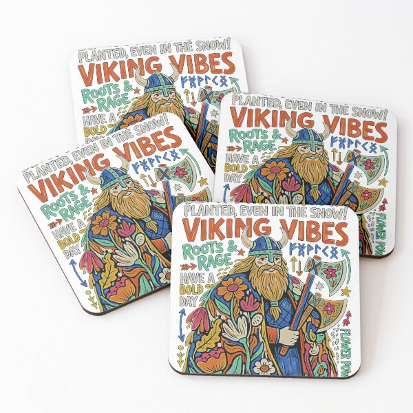Item preview, Viking Vibes Bloom Flower Power Bold Day Norse Art Sticker Design designed and sold by graphixpolash.