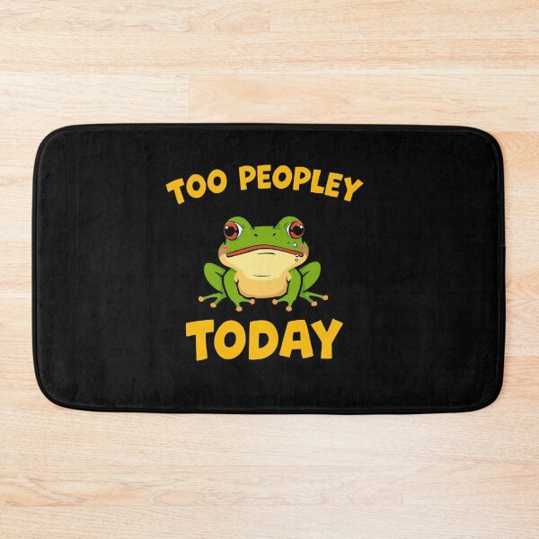 Item preview, Funny introver frog ver 9 |animal  humour|Pet Day | Frog animals meme-Funny Pet Lover Meme – Cute Cat & Dog Sticker | Kitty Kitten Animal Humor | Cat Lover Gift designed and sold by mndesignworx.
