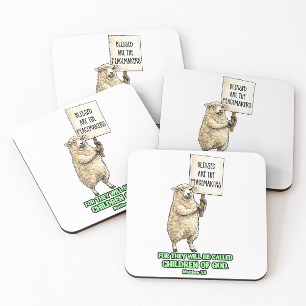 Item preview, Blessed Are The Peacemakers designed and sold by Lion and Lamb Design.