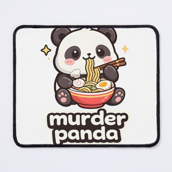 Item preview, Chaos Panda Ramen Kawaii Cute Funny Panda Eating Noodles designed and sold by DWBROODLE.