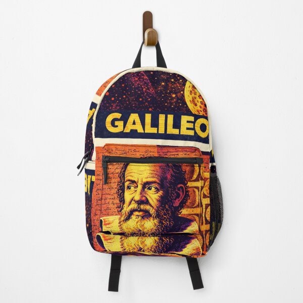 Item preview, Galileo: Pop Art Portrait - Physics Astronomy Poster designed and sold by Mr Mustard Prints.