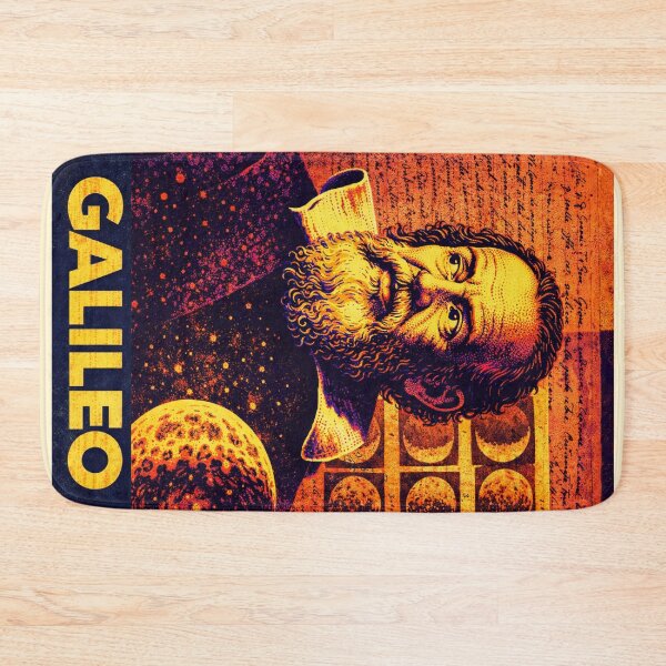 Item preview, Galileo: Pop Art Portrait - Physics Astronomy Poster designed and sold by Mr Mustard Prints.