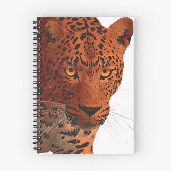 Item preview, The Fire-Eyed Leopard: Intense Feline Wildlife Art designed and sold by ayatstudio.