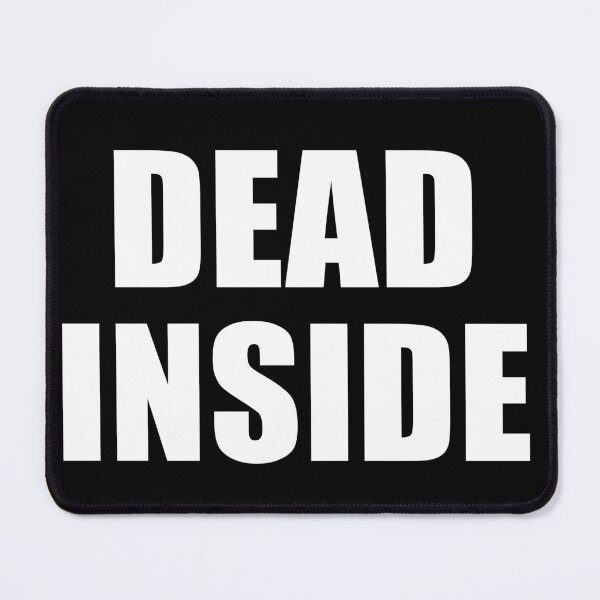 Item preview, Dead Inside Minimalist Outline lettering designed and sold by deluxus.
