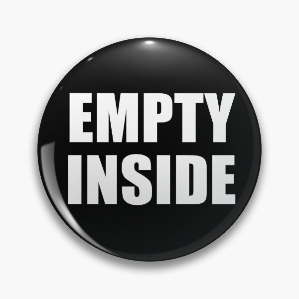 Artikelvorschau, Empty Inside Minimalist Outline Schriftzug entworfen und verkauft von deluxus.