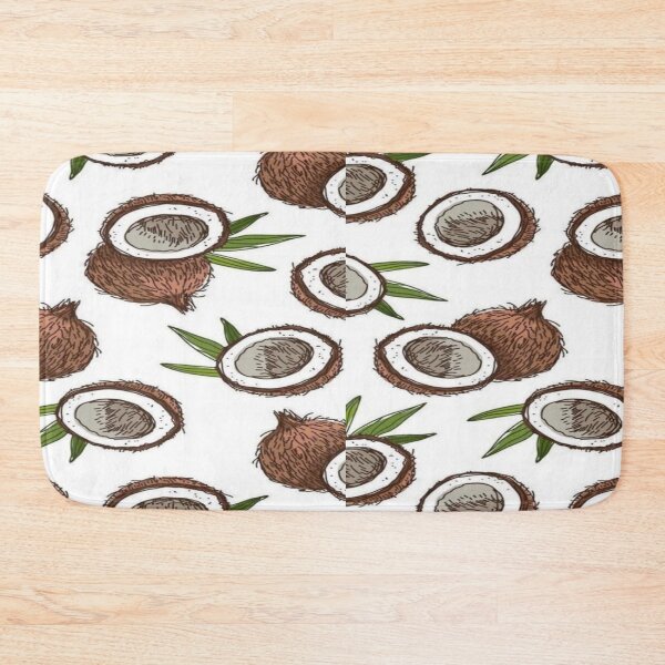 Item preview, Tropical coconut pattern illustration  designed and sold by NivyasArtistry.