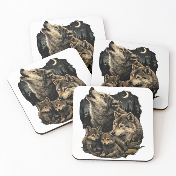 Item preview, Wolf Family designed and sold by Bear-Art.