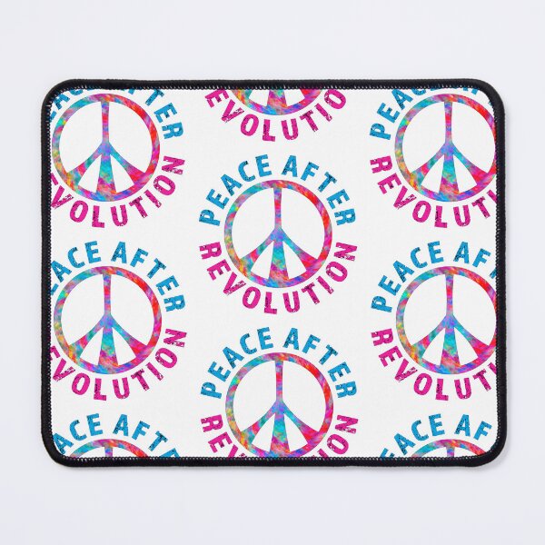 Item preview, Peace After Revolution Rainbow Gradient Activist Badge designed and sold by thelivingrp.