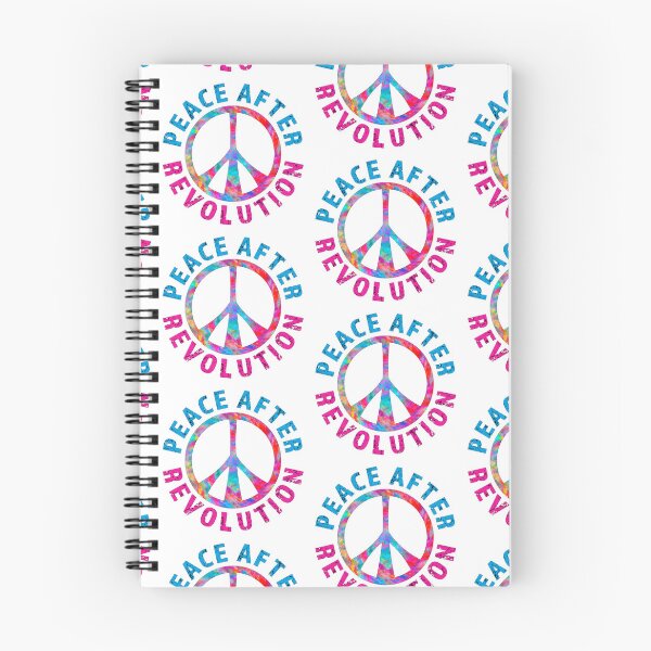Item preview, Peace After Revolution Rainbow Gradient Activist Badge designed and sold by thelivingrp.