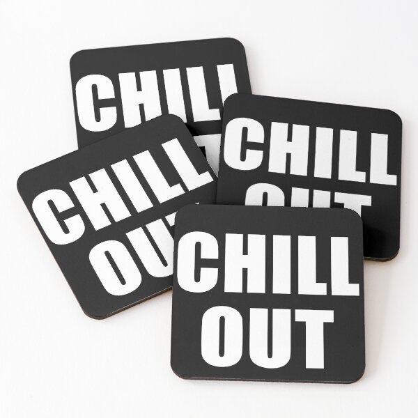 Item preview, Chill Out Minimalist Outline lettering designed and sold by deluxus.