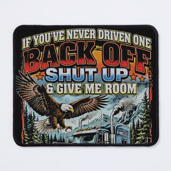 Item preview, Back Off Shut Up Give Me Room Trucker Eagle 90s designed and sold by graphixpolash.