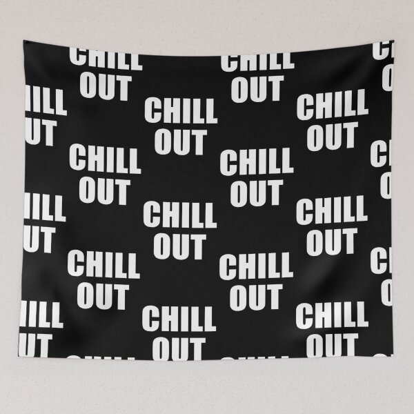 Item preview, Chill Out Minimalist Outline lettering designed and sold by deluxus.