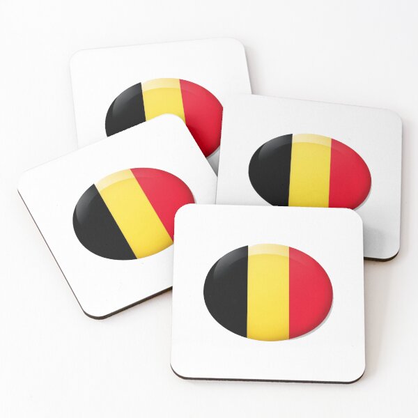 Item preview, Belgium Flag Button – Glossy Belgian Tricolor Circle Design for Fans, Travelers & Patriots designed and sold by Bright Nest Studio.