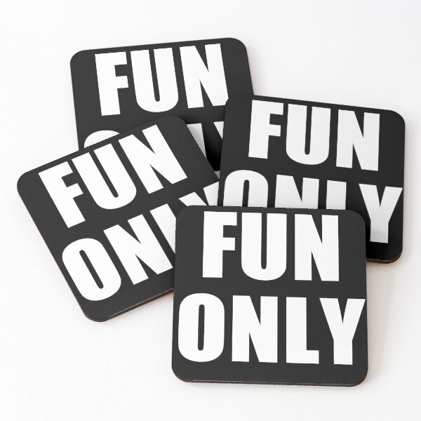 Item preview, Fun Only Minimalist Outline Statement Lettering designed and sold by deluxus.