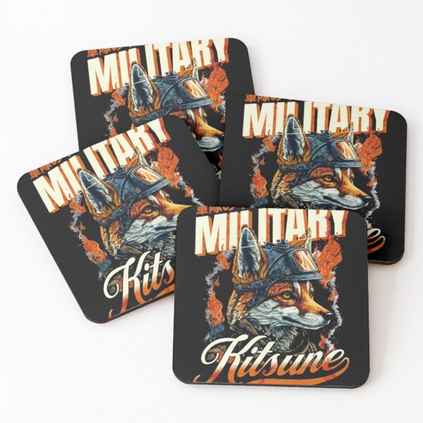 Item preview, Military Kitsune - Tactical Fox Japanese Streetwear designed and sold by GenZFashion000.