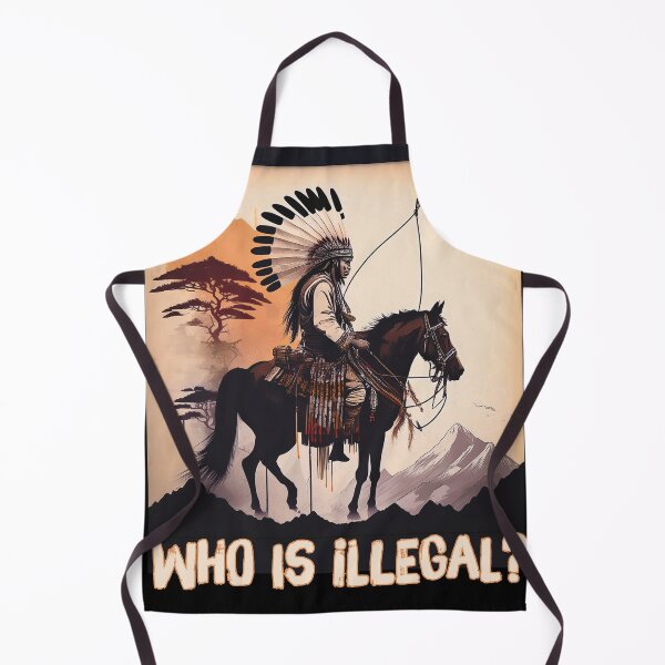Item preview, Who Is Illegal Indigenous Inspired Activist Art designed and sold by thelivingrp.