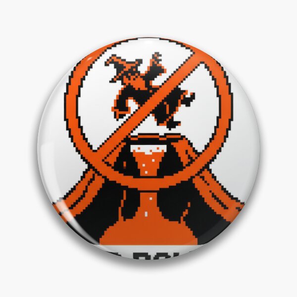 Item preview, Wizard Safety Notice #2 - Never Raw-Dog a Volcano | Funny Programmer Pixel Art designed and sold by Column7.
