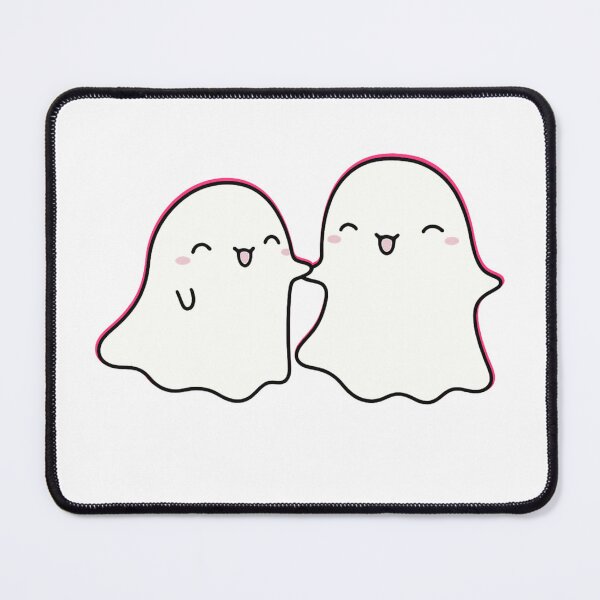Item preview, Adorable Ghost Friends Clipart – Cute Halloween Pair designed and sold by unique0703.