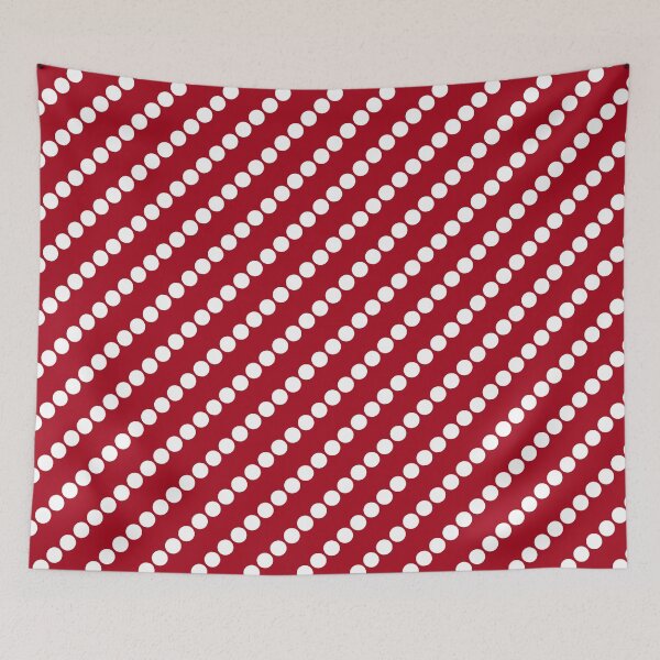 Item preview, White Polka Dots on Red(CL) designed and sold by POLKAIWERX.