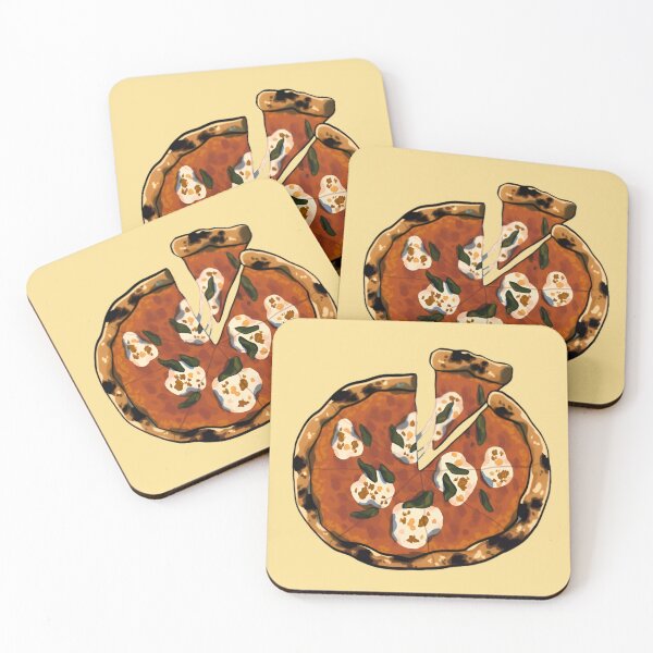 Item preview, Classic Margherita Pizza with Slice designed and sold by Rangmanch.