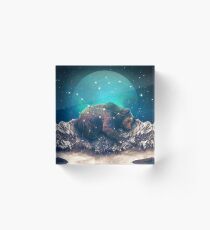Sous les étoiles | la Grande Ourse Bloc acrylique