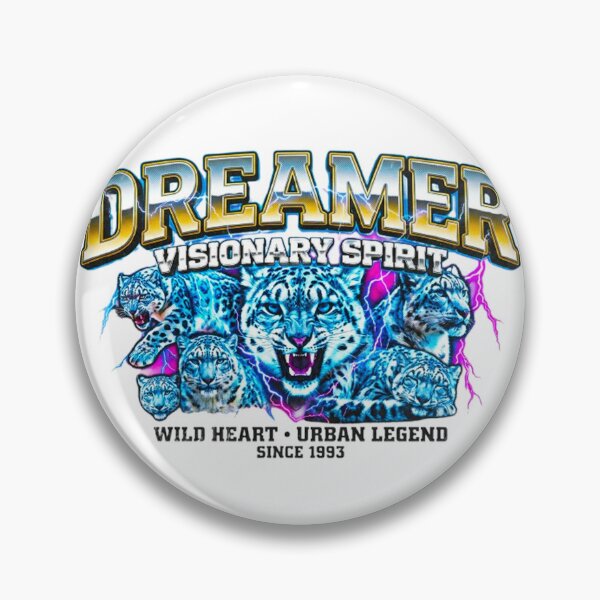 Item preview, Retro 90s Dreamer Snow Leopard Vintage Streetwear Aesthetic designed and sold by MT-Hub | Cute Aesthetic Art, Stickers & Phone Cases.