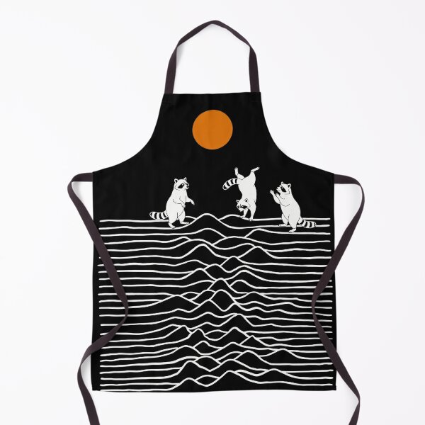 Item preview, Three Raccoons Joy Division Minimalist Art Orange Sun Funny Raccoons designed and sold by Bongocomic.