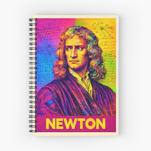 Item preview, Isaac Newton: Pop Art Portrait - Physics Poster designed and sold by Mr Mustard Prints.