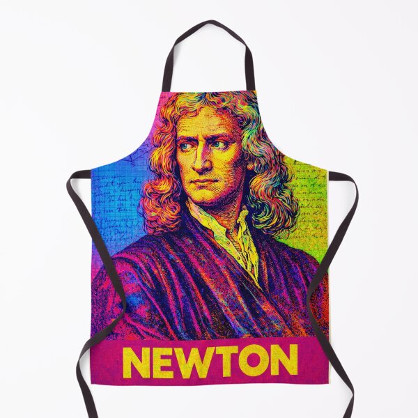 Item preview, Isaac Newton: Pop Art Portrait - Physics Poster designed and sold by Mr Mustard Prints.
