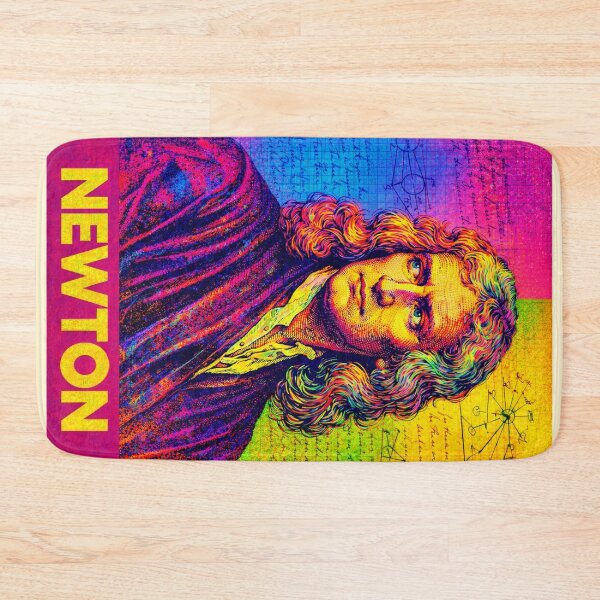 Item preview, Isaac Newton: Pop Art Portrait - Physics Poster designed and sold by Mr Mustard Prints.