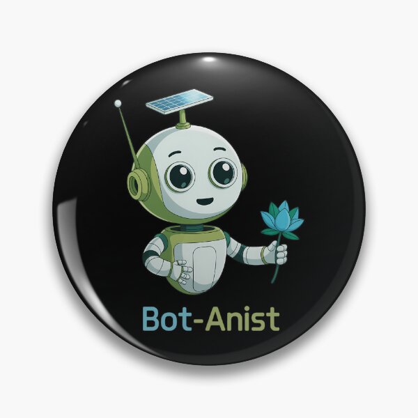 Item preview, Bot-Anist Solarpunk Robot Earth Day Green Future Pun designed and sold by IdunayaStore.