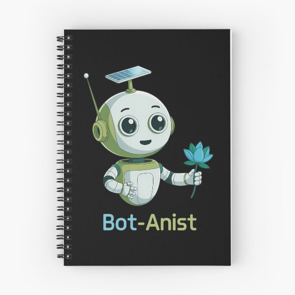 Item preview, Bot-Anist Solarpunk Robot Earth Day Green Future Pun designed and sold by IdunayaStore.