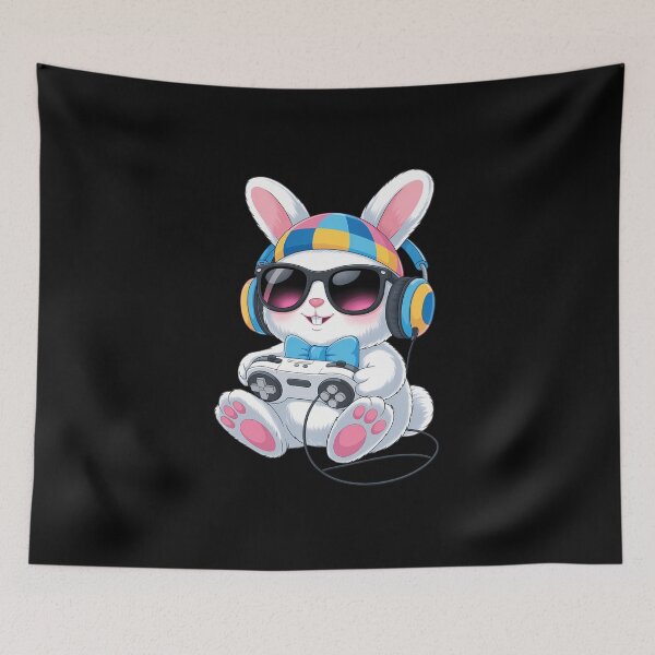 Item preview, Boys Happy Easter Day Bunny Egg Video Game Kids Mens Gamer designed and sold by IdunayaStore.