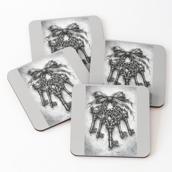Item preview, The Gatekeeper’s Ring | Victorian Skeleton Keys & Gothic Gargoyle Art designed and sold by Studio77-Gothic.