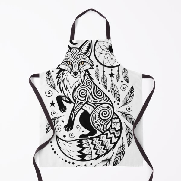 Item preview, Zen Forest Fox Tribal Moon & Stars designed and sold by Ossvio.
