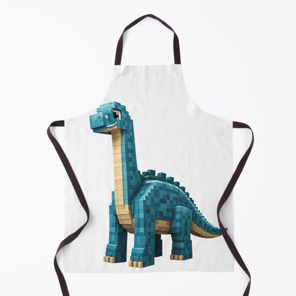 Item preview, Cool Pixel Brontosaurus – Blocky Dinosaur designed and sold by Peter-Wurst.