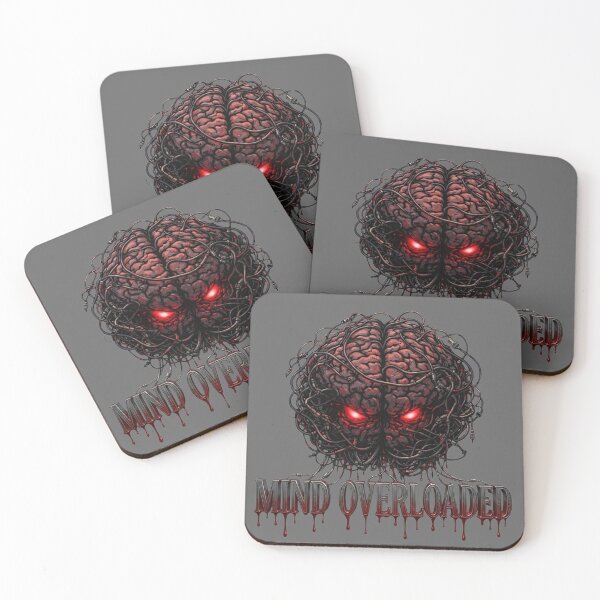 Item preview, Cyberpunk Mind Overloaded - Dark Bio-Mechanical Art designed and sold by Verdezeus86 .