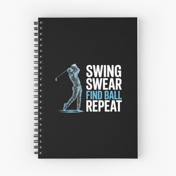 Item preview, Swing, Swear, Find - Golf cart golfer - Mens golfing designed and sold by EllenJast.