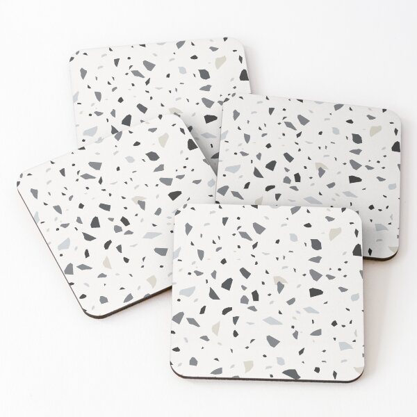 Item preview, Monochrome Terrazzo Pattern designed and sold by caladayart.
