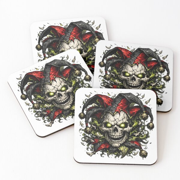 Item preview, Cracked Jester Skull designed and sold by Rare Plus Apparel!.
