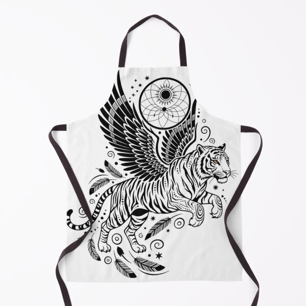 Item preview, Celestial Winged Tiger Mystical Guardian designed and sold by Ossvio.