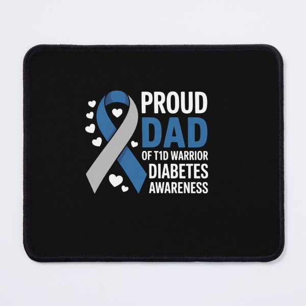 Item preview, T1D Proud Dad Diabetes Awareness Type 1 designed and sold by EllenJast.