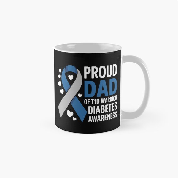 Item preview, T1D Proud Dad Diabetes Awareness Type 1 designed and sold by EllenJast.