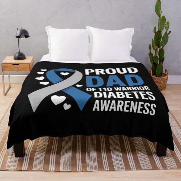 Item preview, T1D Proud Dad Diabetes Awareness Type 1 designed and sold by EllenJast.
